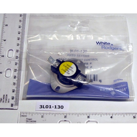 White-Rodgers 3L01-130 Snap Disc Fan Or Limit 3L01-130